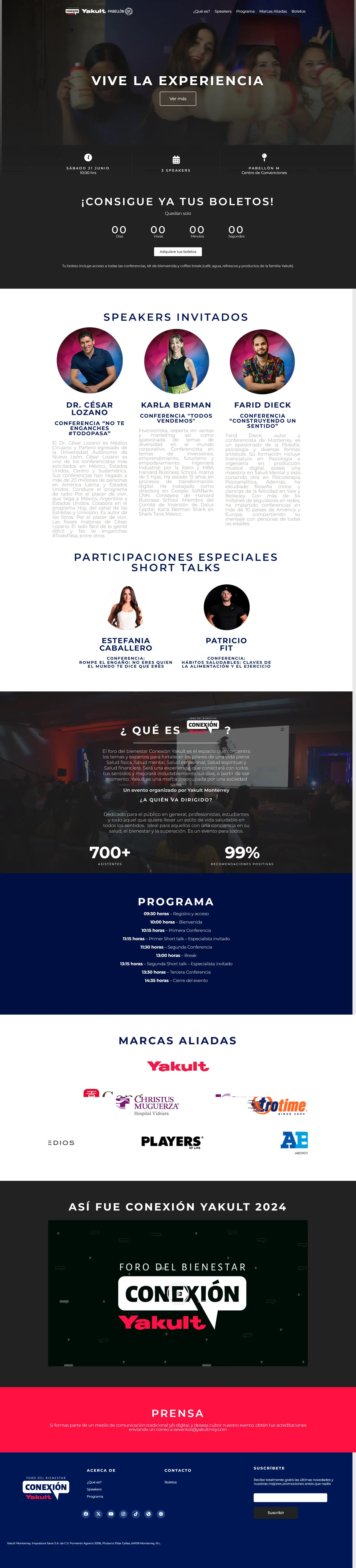 Sitio Web empresarial corporativo optimizado para carga rápida